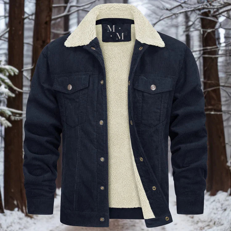 Marlon - warme, hochwertige cordjacke
