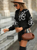 Kennedi - Pullover mit rundhalsausschnitt und blumenmuster