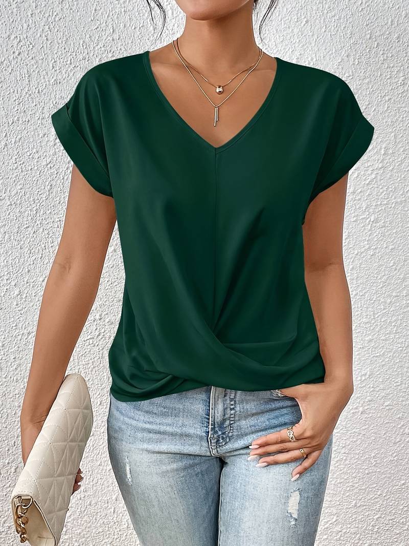 Irina - Kurzarmshirt aus Bio-Baumwolle
