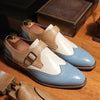 Herren Brogue - Monkstrap-Schuhe aus Leder  Elegantes Schuhwerk