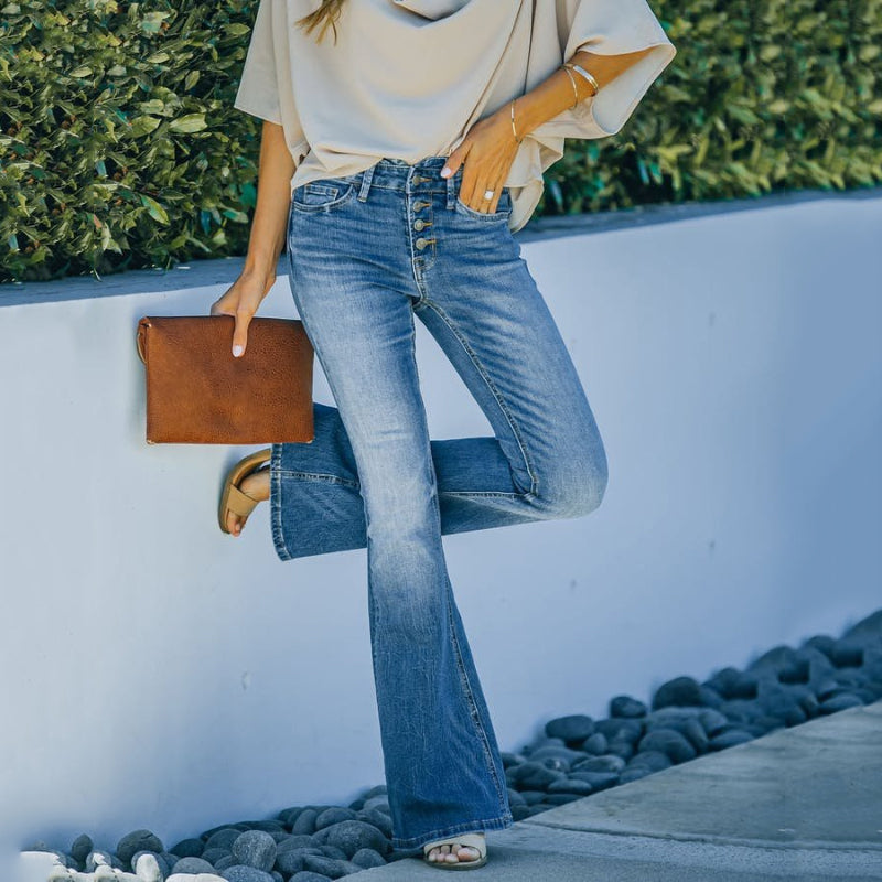 Teresa - Retro High Waist Schlaghosen