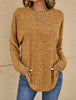 Amiyah - Edler Mix-Pullover Mit Weitem Rundhalsausschnitt