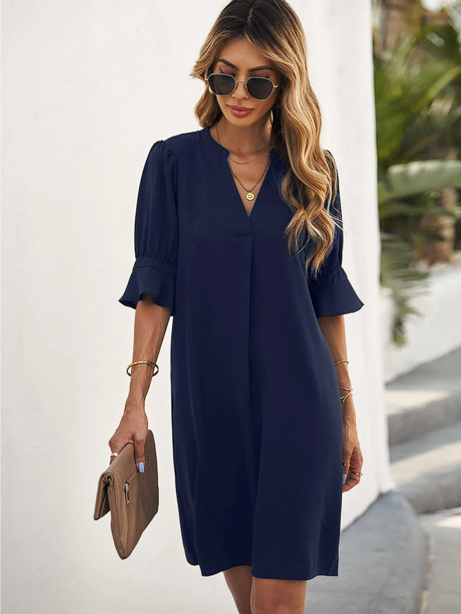 Luisa - Schickes bequemes Sommerkleid