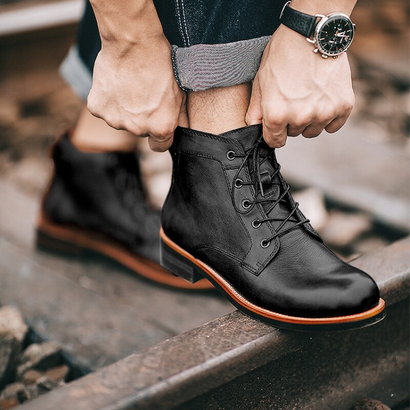 Jonas - Bequeme Leder-Herrenschuhe