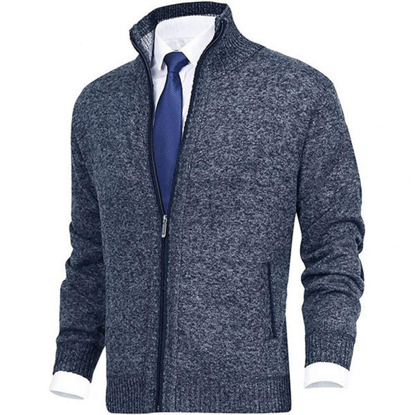 Knut - Wunderschöner Strickpullover Mit Hohem Kragen