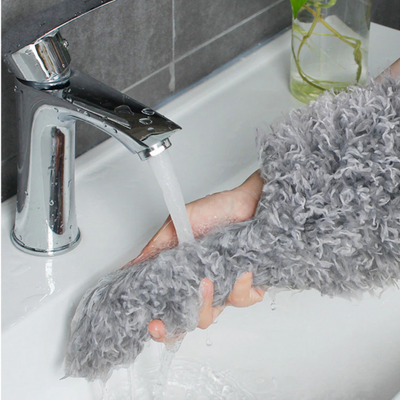 DustDazzle™ - Waschbares gebogenes Mikrofaserstaubtuch