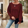 Ava – Stylischer strukturierter Strickpullover