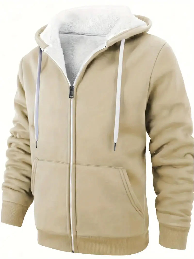 Niklas - Lässiger herren hoodie mit reißverschluss