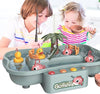Elektrisches Angelspiel für Kinder mit Enten und Wasserbecken