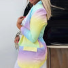 Maryann - Damen langarm tie dye blazer