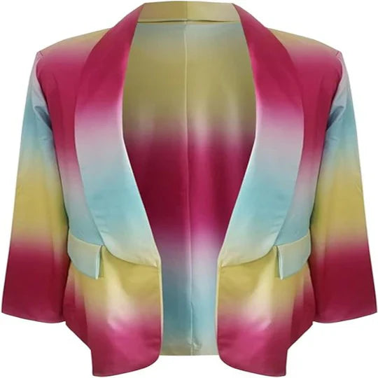 Maryann - Damen langarm tie dye blazer