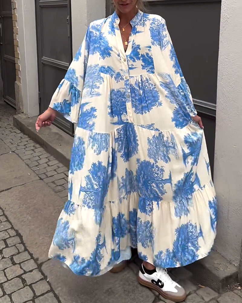 Sybille - Elegantes Fließendes Kleid