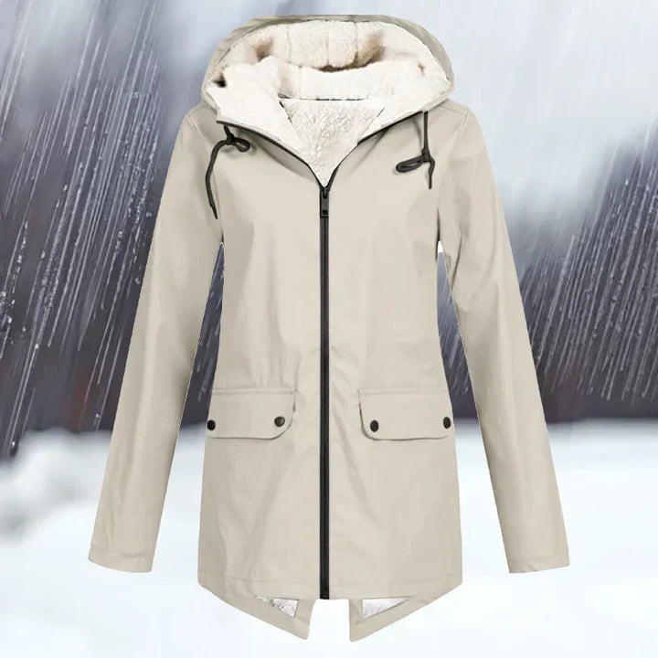 Luella - Wasserdichte jacke mit kapuze für damen