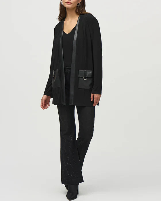 Chloe - Jacke Mit Schlichter Patchwork-Tasche