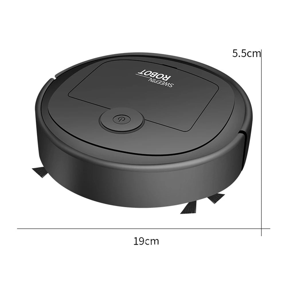 Unisex-Roboterstaubsauger mit Wischfunktion und 1200-mAh-Akku