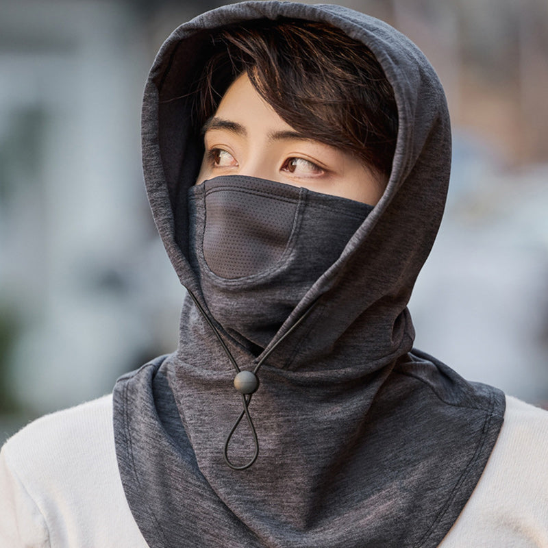 Anastasia - Gesichtsmaske mit Kapuze und Halswärmer für den Radsport
