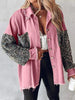 Tiffany - Denim-Shirt mit kontrastierenden Pailletten
