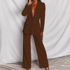 Yvonne - Langarm Blazer Hosen-Set Für Damen