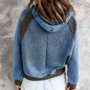 Michelle - Lässiges sweatshirt mit kapuze und langen armeln