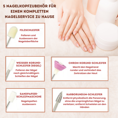 PoliShine - Elektrischer Nagellackierer Set