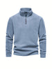 Melvin - Cordpullover mit halbem reißverschluss