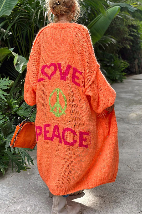 Hedy - Liebe und Frieden Strickjacke