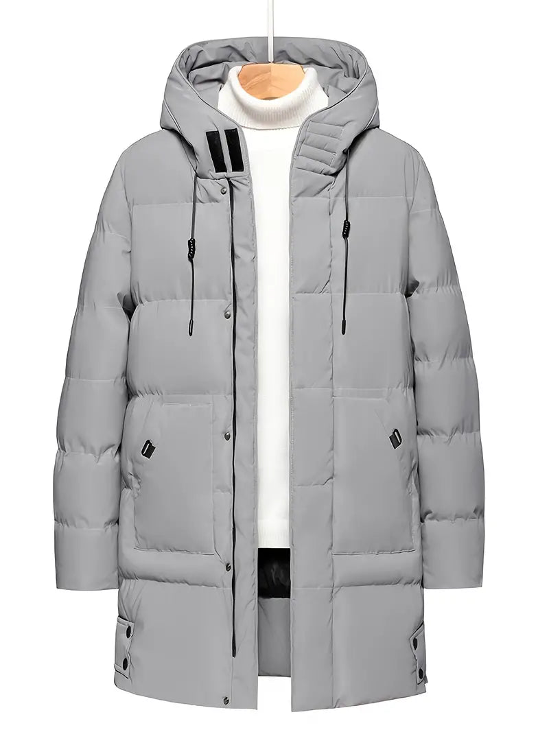 Wade - wattierte jacke mit kapuze und reißverschluss