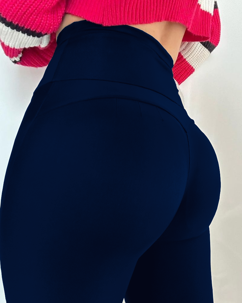 Megan - Bauch-Control-Reißverschluss Po-Lift-Hose