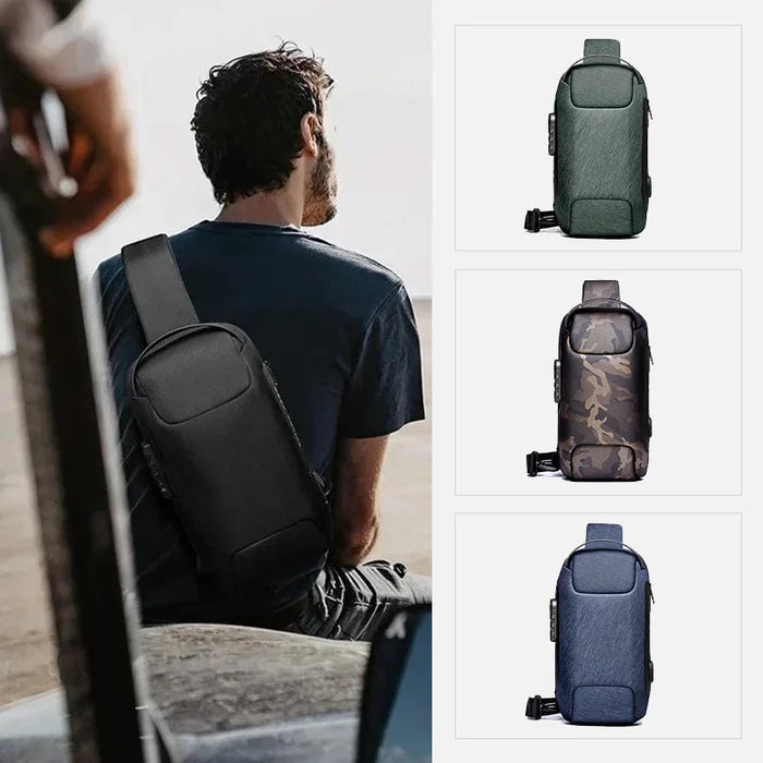 SafeCarry - Sichere wasserdichte Anti-Diebstahl-Umhängetasche