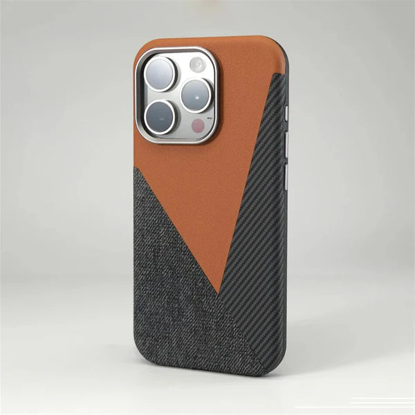 MagSafe Leder-Handyhülle mit Kameraschutz und Anti-Fingerabdruck