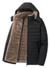 Virgil - Warme wattierte leecejacke mit kapuze