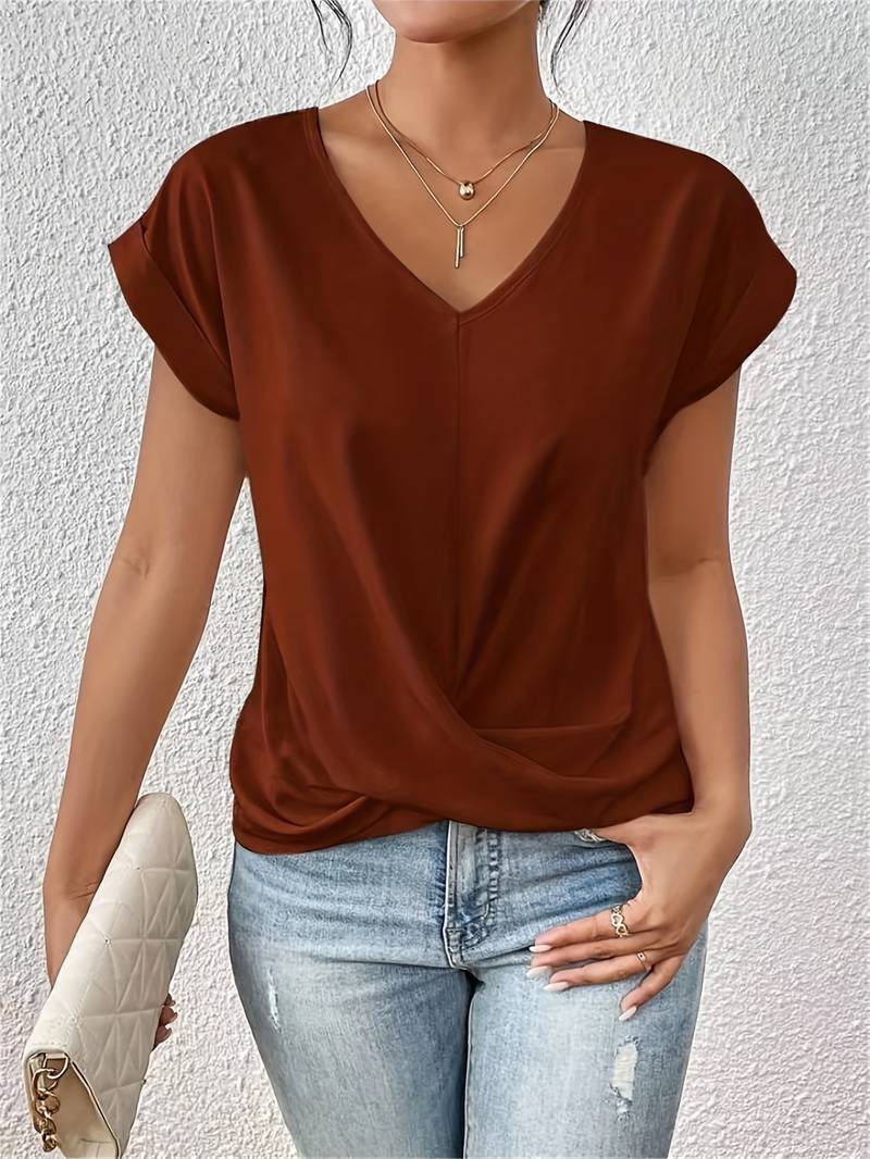 Irina - Kurzarmshirt aus Bio-Baumwolle