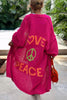 Hedy - Liebe und Frieden Strickjacke