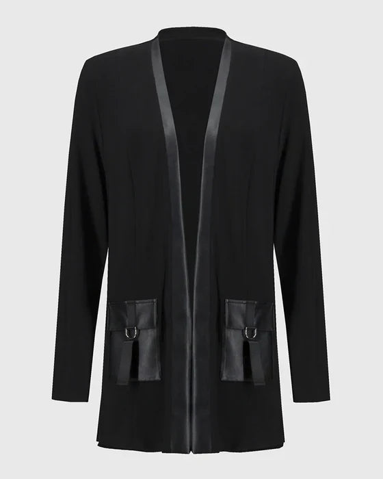 Chloe - Jacke Mit Schlichter Patchwork-Tasche