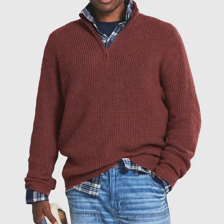 Warren - Zip Pullover Aus Cashmere-Mix