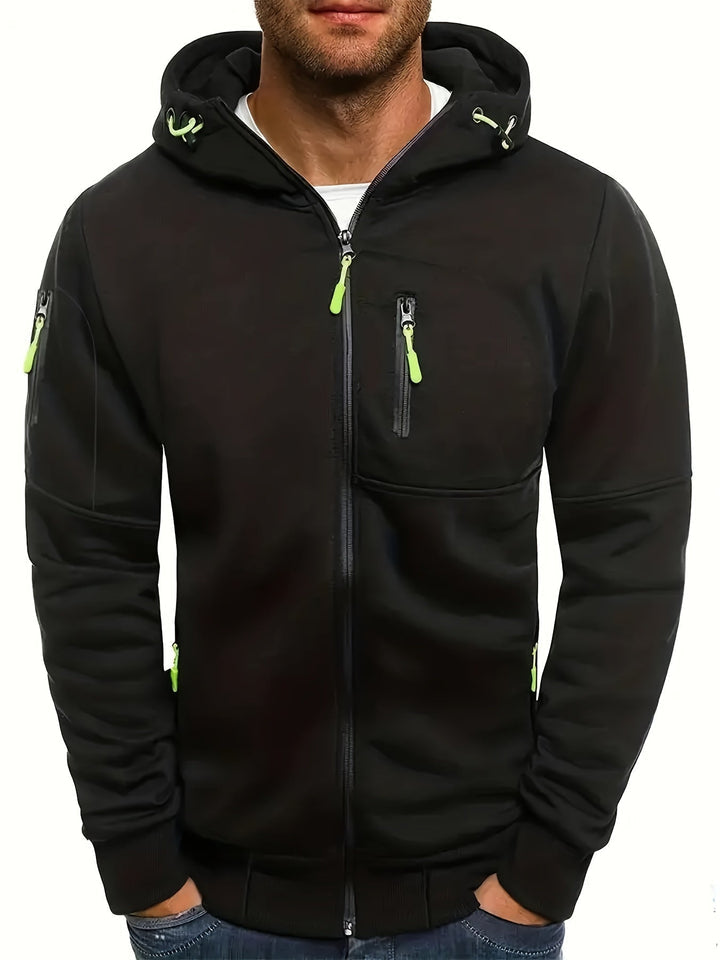 Rowan - Sportlicher hoodie mit reißverschluss