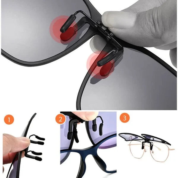 SunClipz - Gepolarisierte Clip-On Sonnenbrille