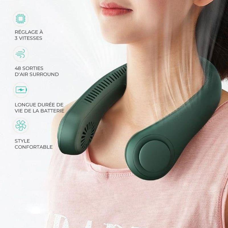 NECKCOOL™ - Tragbarer Halsventilator
