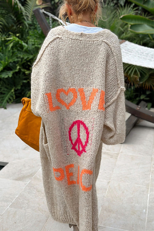Hedy - Liebe und Frieden Strickjacke
