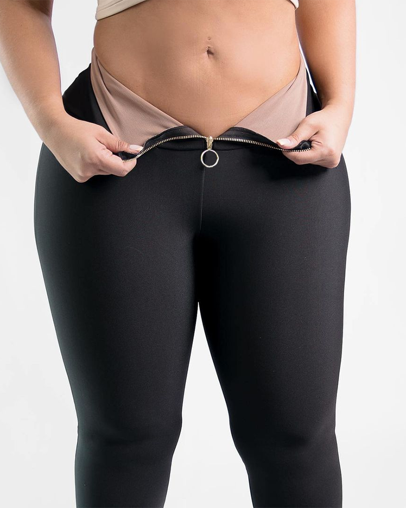 Megan - Bauch-Control-Reißverschluss Po-Lift-Hose