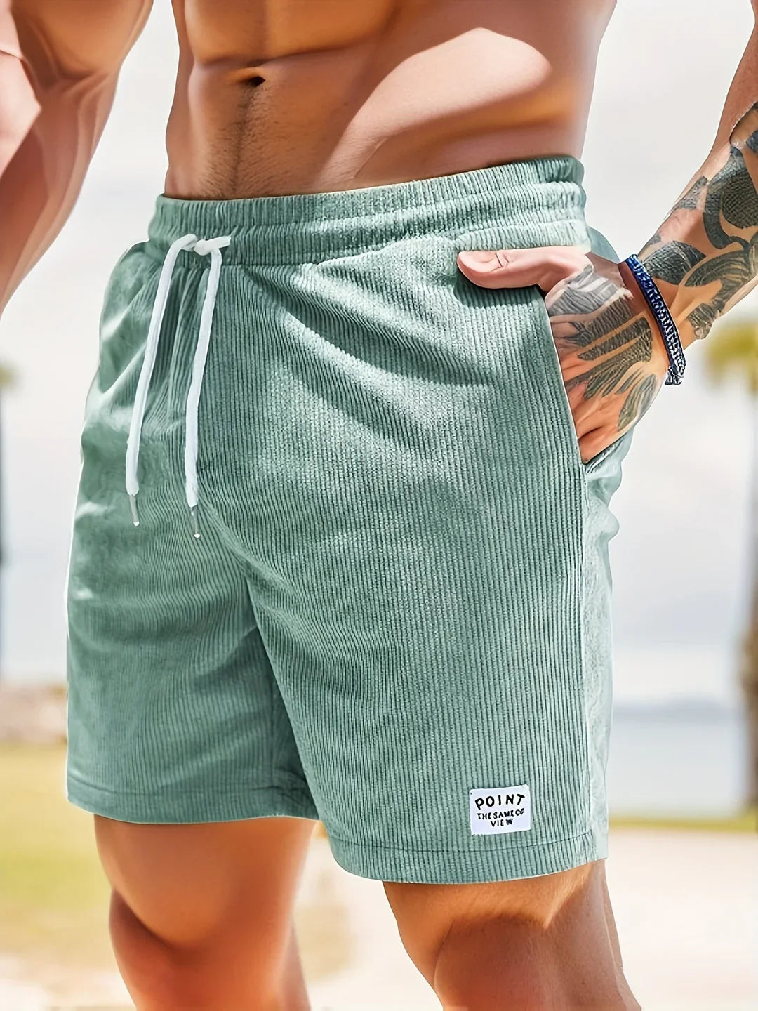 Breeze - Gestreifte Komfort-Shorts