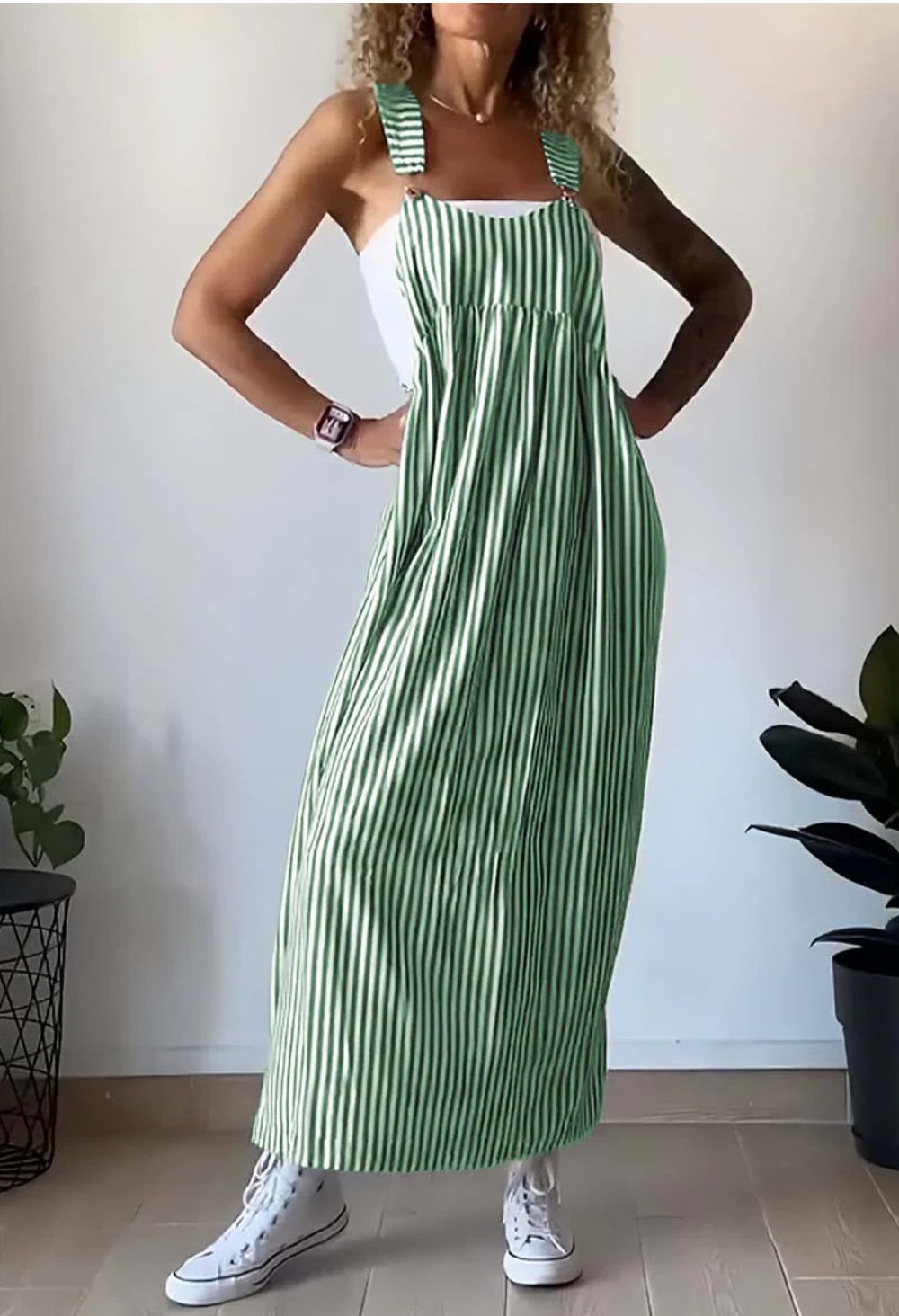 Liselotte - Gestreiftes, lässiges Jumpsuit-Kleid