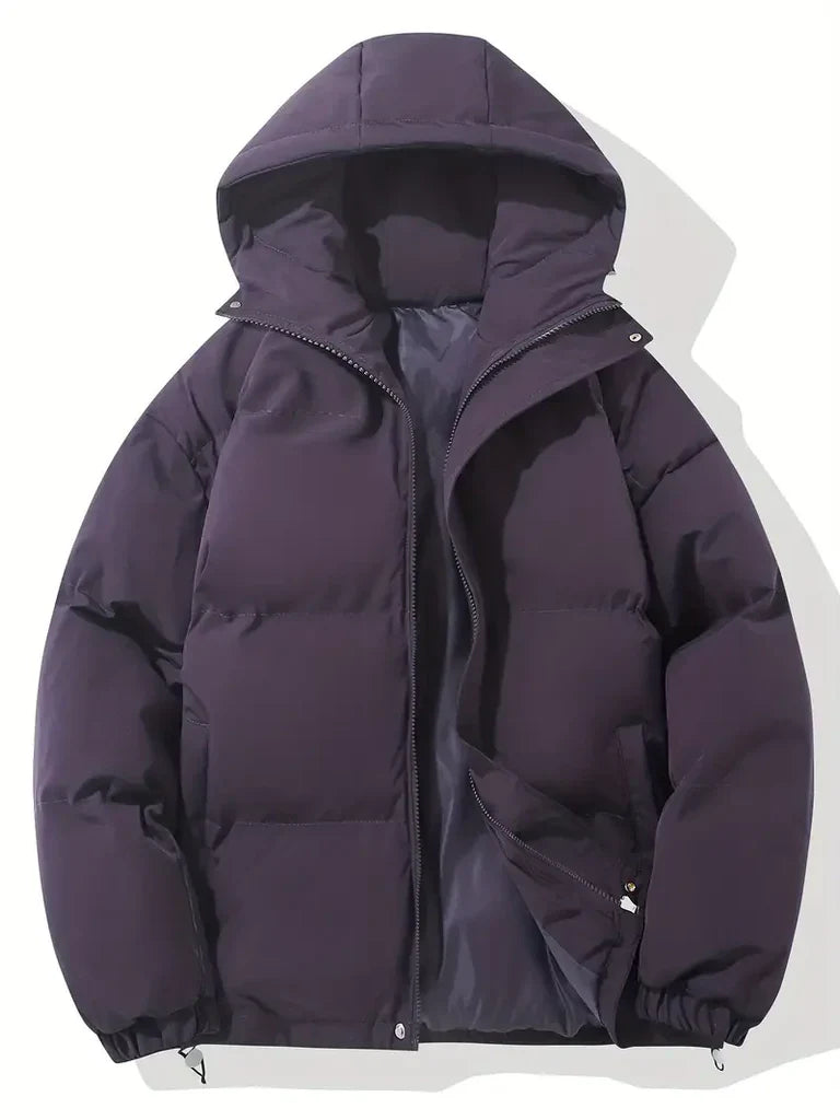 Justen - Warmer hoodie im klassischen design