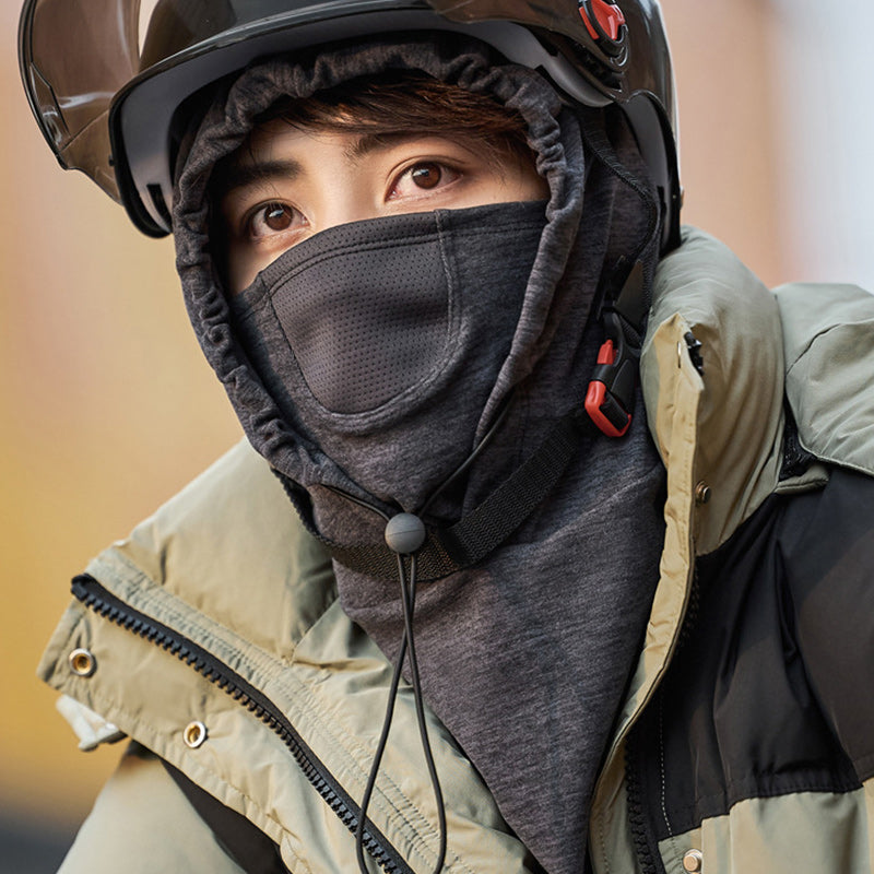 Anastasia - Gesichtsmaske mit Kapuze und Halswärmer für den Radsport