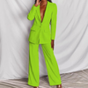 Yvonne - Langarm Blazer Hosen-Set Für Damen