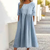 Sorella™ - Elegantes, bequemes Baumwollkleid