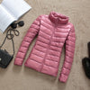Mariana - Leichte daunenjacke mit reißverschluss und taschen