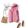 Mariana - Leichte daunenjacke mit reißverschluss und taschen