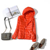 Mariana - Leichte daunenjacke mit reißverschluss und taschen