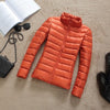 Mariana - Leichte daunenjacke mit reißverschluss und taschen